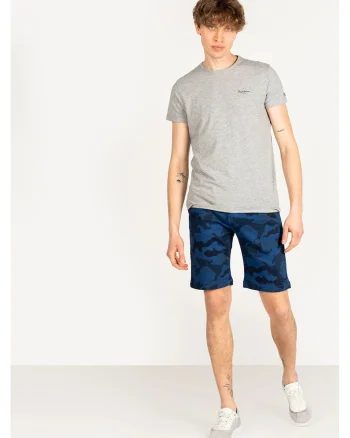 Pantaloni scurti cu model camuflaj Owen,