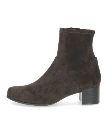 Botine cu toc, Gri inchis