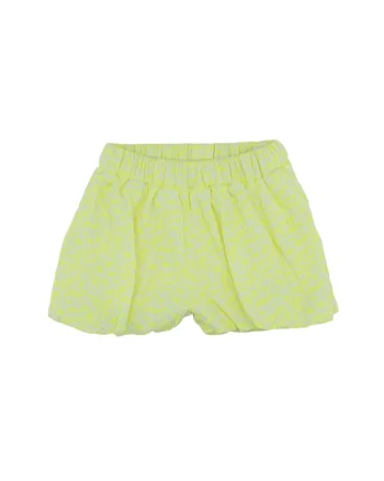 Pantaloni bufanti cu imprimeu  - Elena2, Galben, pentru fetite, Galben