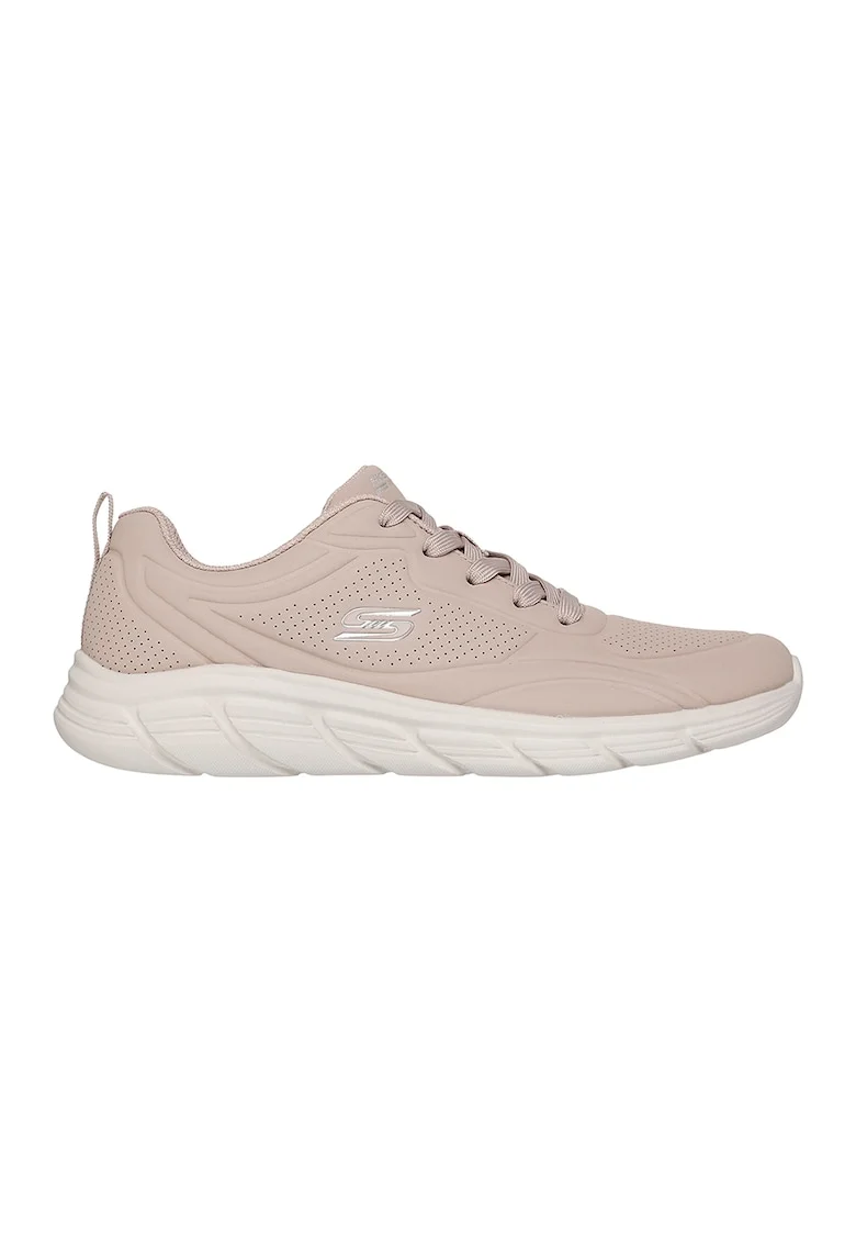 Pantofi sport Bobs B Flex de piele ecologica, Maro nisip