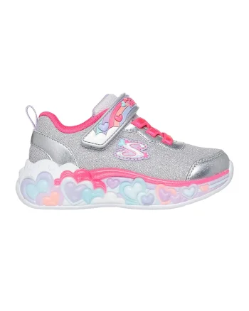 Pantofi sport S-Lights cu aspect stralucitor, Fucsia/Argintiu