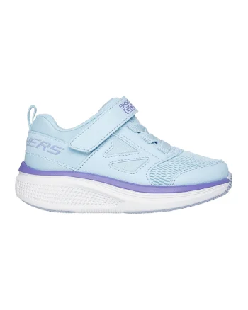 Pantofi cu velcro si insertii de plasa, Violet/Alb optic/Albastru glaciar