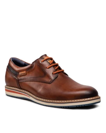Pantofi barbati,  300890561, Maro, Piele naturala,
