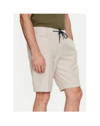 Pantaloni scurti barbati,  758547, Bej, Bumbac,