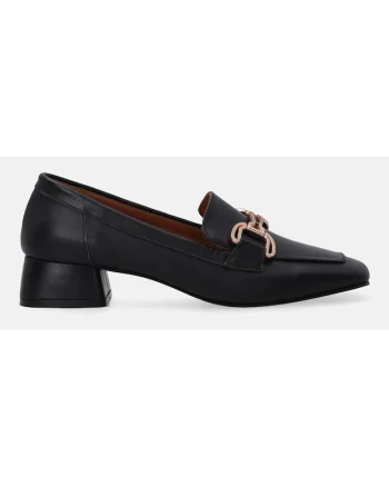 Pantofi loafer cu toc patrat