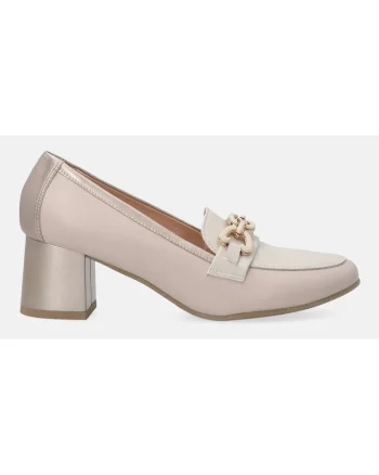 Pantofi loafer de piele cu detalii metalice