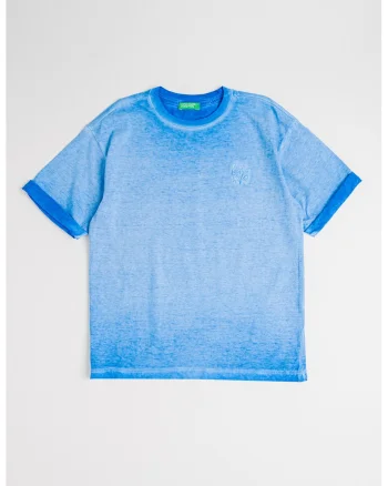 Tricou cu aspect deteriorat, Albastru glaciar