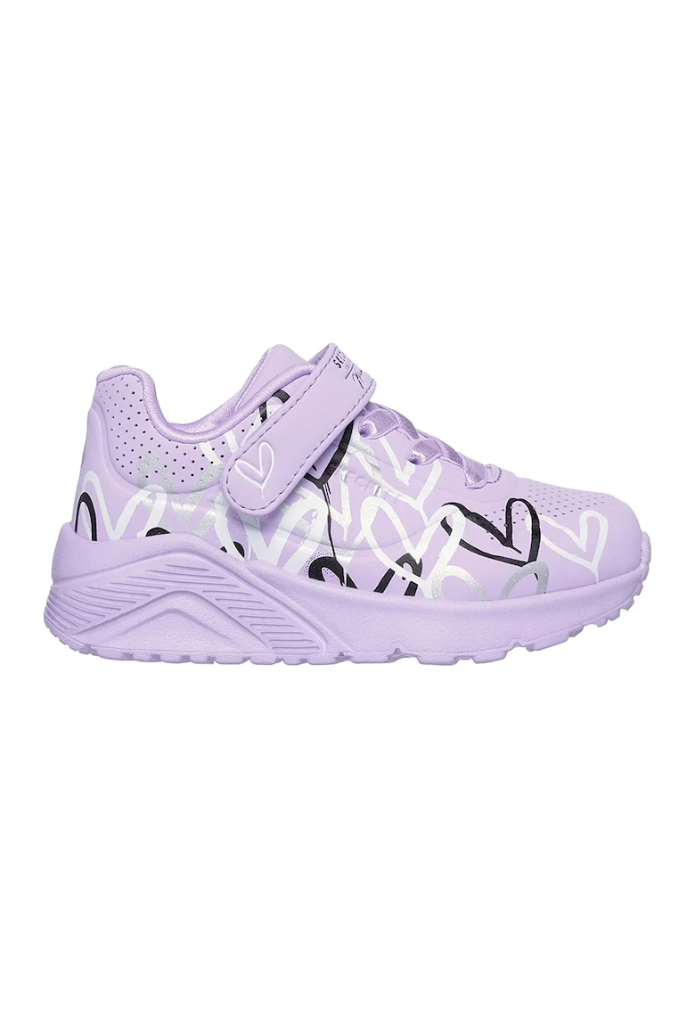 Pantofi sport Uno Lite de piele ecologica cu velcro, Lila