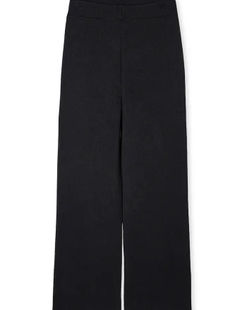 Pantaloni cu croiala ampla, Negru