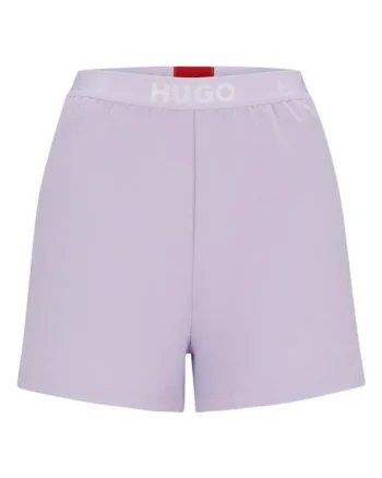 Pantaloni scurti cu banda logo in talie 50520498 531