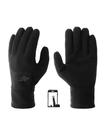 Manusi  unisex, material poliester, culoare negru