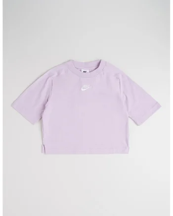 Tricou cu decolteu rotund, Lila