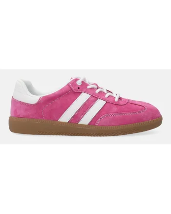 Pantofi sport din piele naturala cu detalii din piele