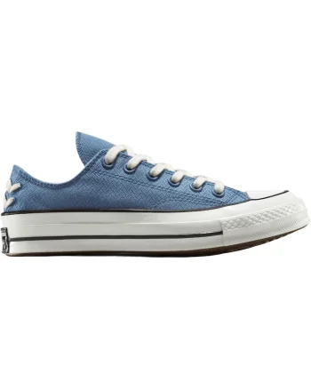 Tenisi  Chuck 70 cu sireturi artizanale, Albastru