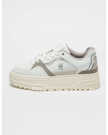 Pantofi sport flatform cu garnituri din piele intoarsa Lhana III, Gri deschis/Alb optic/Alb murdar