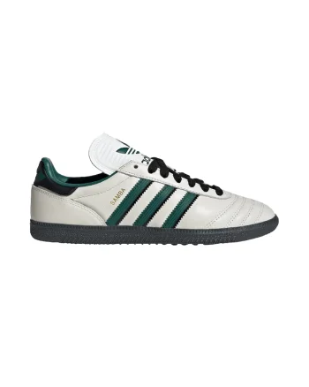 Pantofi sport de piele cu logo, Verde englez/Alb murdar