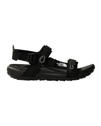 Sandale cu velcro si logo, Negru