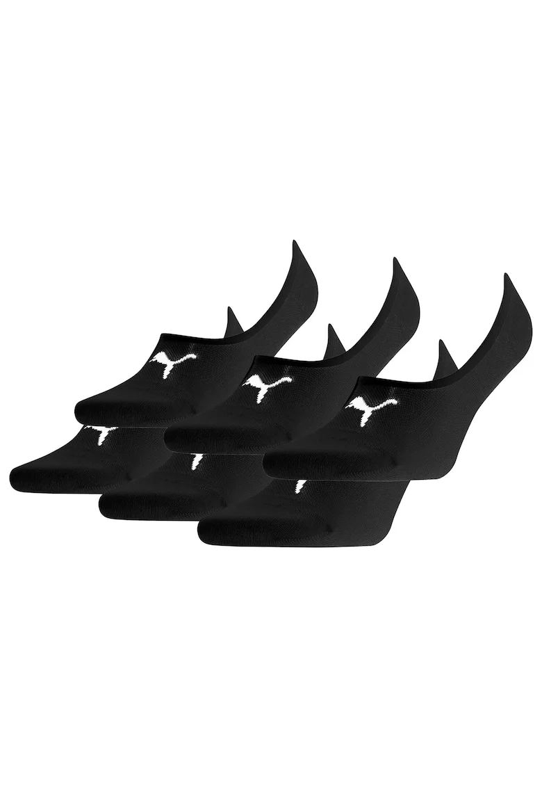 Set de sosete unisex foarte scurte - 6 perechi, Negru