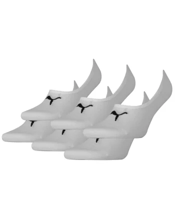 Set de sosete unisex foarte scurte - 6 perechi, Alb