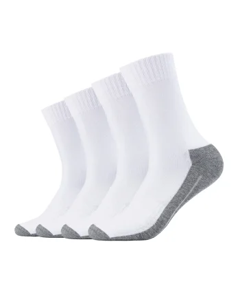 Set de sosete lungi unisex Pro Tex - 4 perechi, Alb