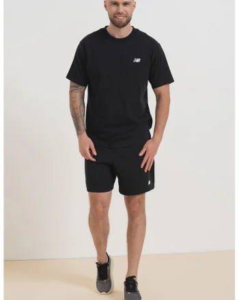 Tricou relaxed fit cu decolteu la baza gatului, Negru