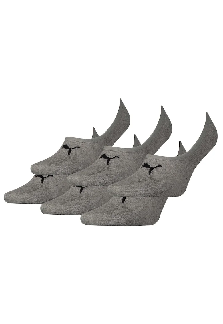 Set de sosete unisex foarte scurte - 6 perechi, Gri
