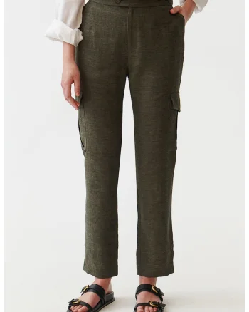 Pantaloni cargo de in, Kaki