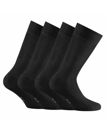 Set de sosete lungi - 4 perechi, Negru