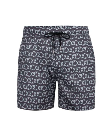 Pantaloni scurti de baie cu logo Sea Shey 28985, Albastru inchis