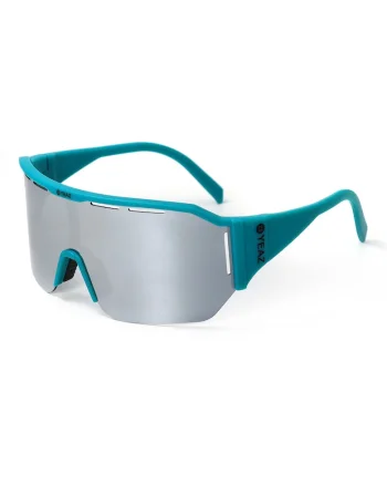 Ochelari de soare unisex polarizati Sunshade, Verde/Argintiu