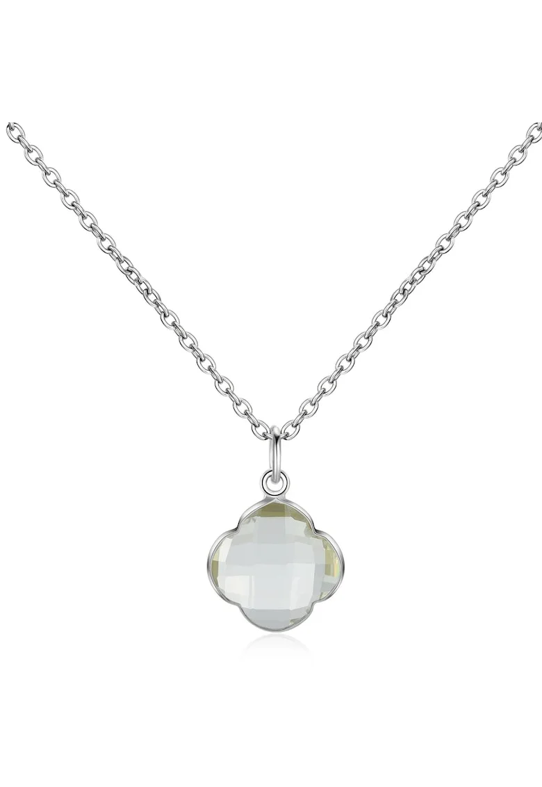 Colier placat cu aur de 18K cu pandantiv Capucine 29575, Argintiu