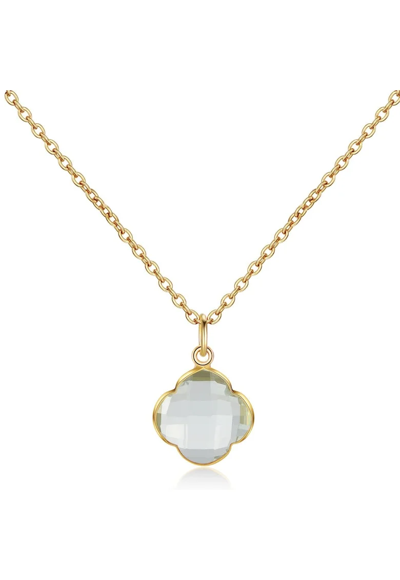Colier placat cu aur de 18K cu pandantiv Capucine 29575, Auriu