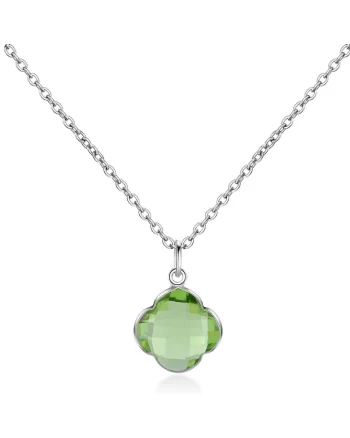 Colier cu ametist Capucine 29587, Argintiu