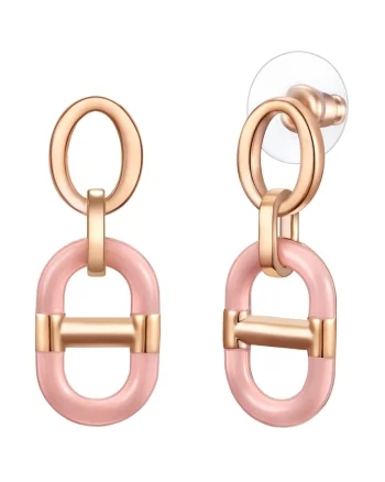 Cercei placati cu aur de 14K, Auriu rose