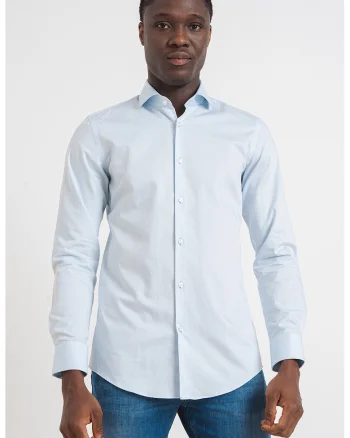 Camasa slim fit de bumbac Kason