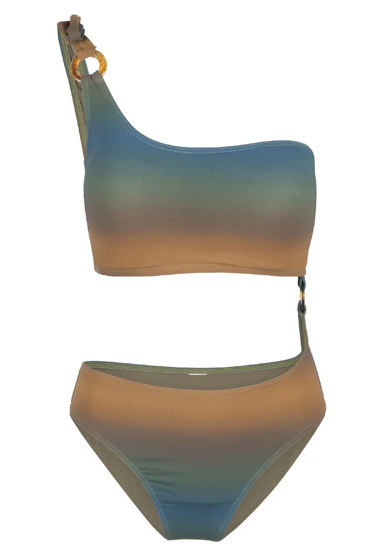 Costum de baie intreg cu aspect in degrade 31387, Maro