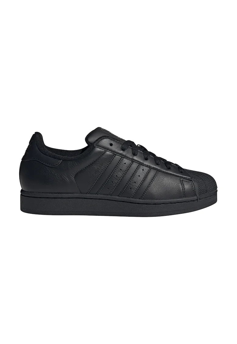 Pantofi sport unisex Superstar II din piele, Negru