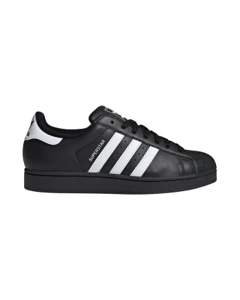 Pantofi sport unisex Superstar II din piele, Alb/Negru