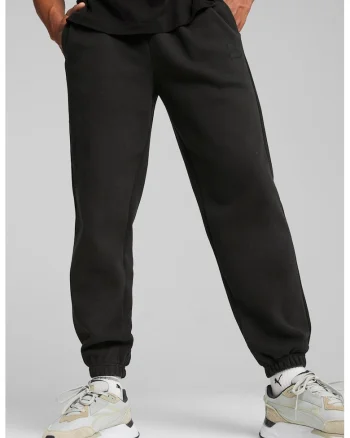 Pantaloni sport din amestec de bumbac Classics, Negru