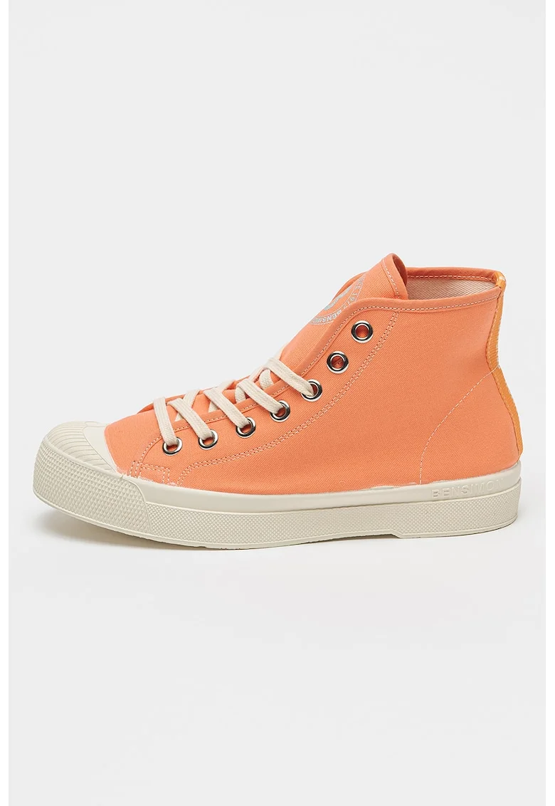 Tenisi high-top cu varf intarit, Portocaliu mandarina