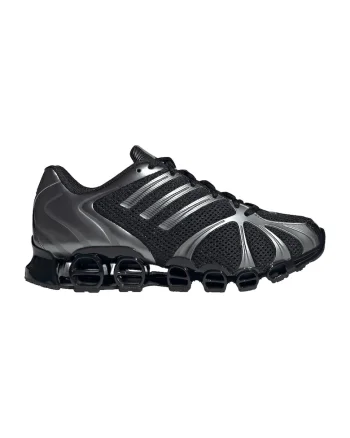 Pantofi sport Mega Ghostride cu talpa wedge, Negru/Argintiu