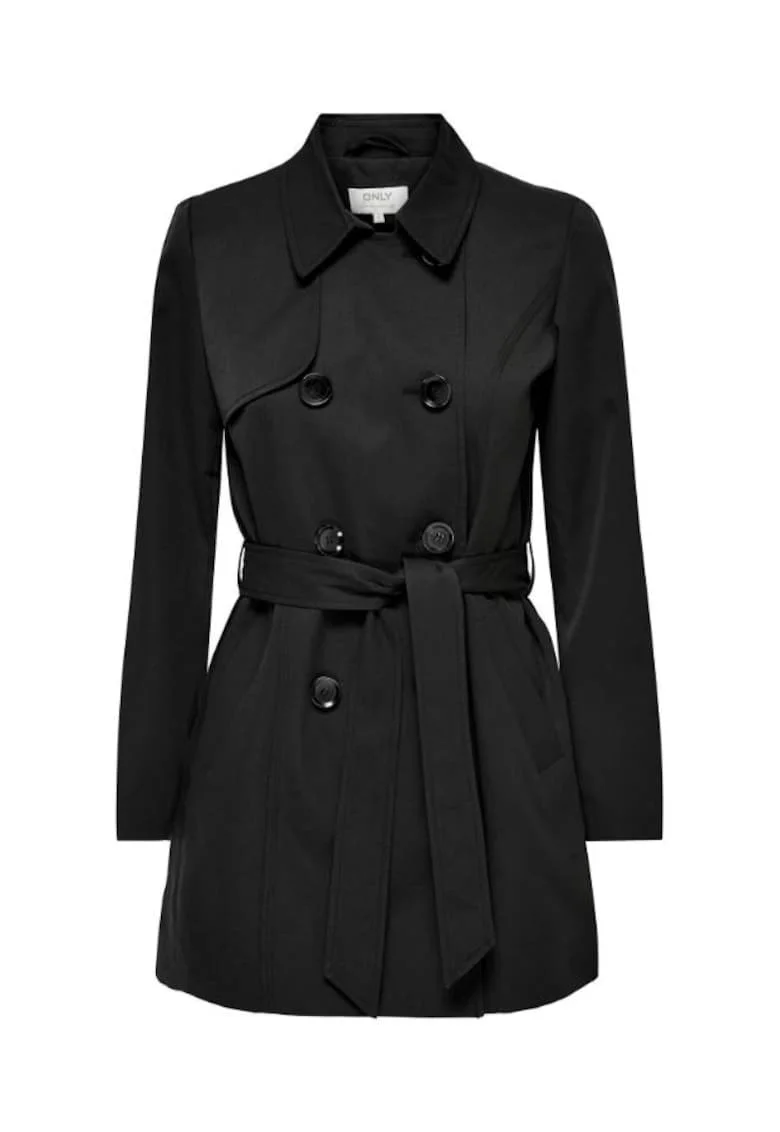 Trenci dama,  301826941, Poliester, Negru, Negru