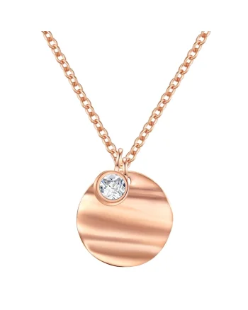Colier de placat cu aur de 14K Auriu, Auriu rose