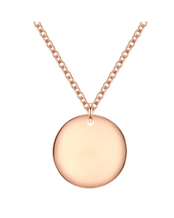 Colier ajustabil placat cu aur de 14K Auriu, Auriu rose