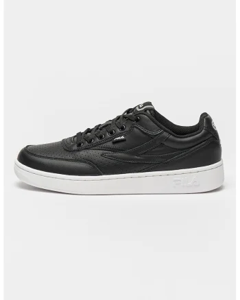 Pantofi sport de piele cu perforatii discrete Sevaro, Negru