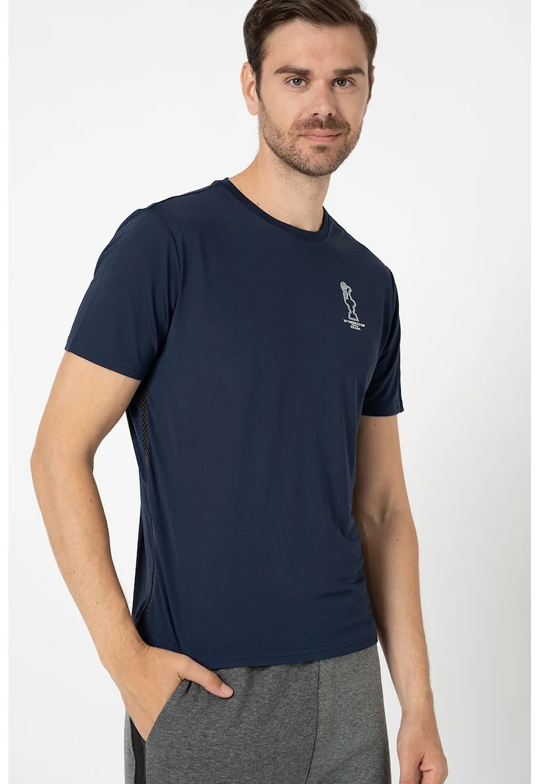 Tricou cu detaliu logo Foehn, Bleumarin