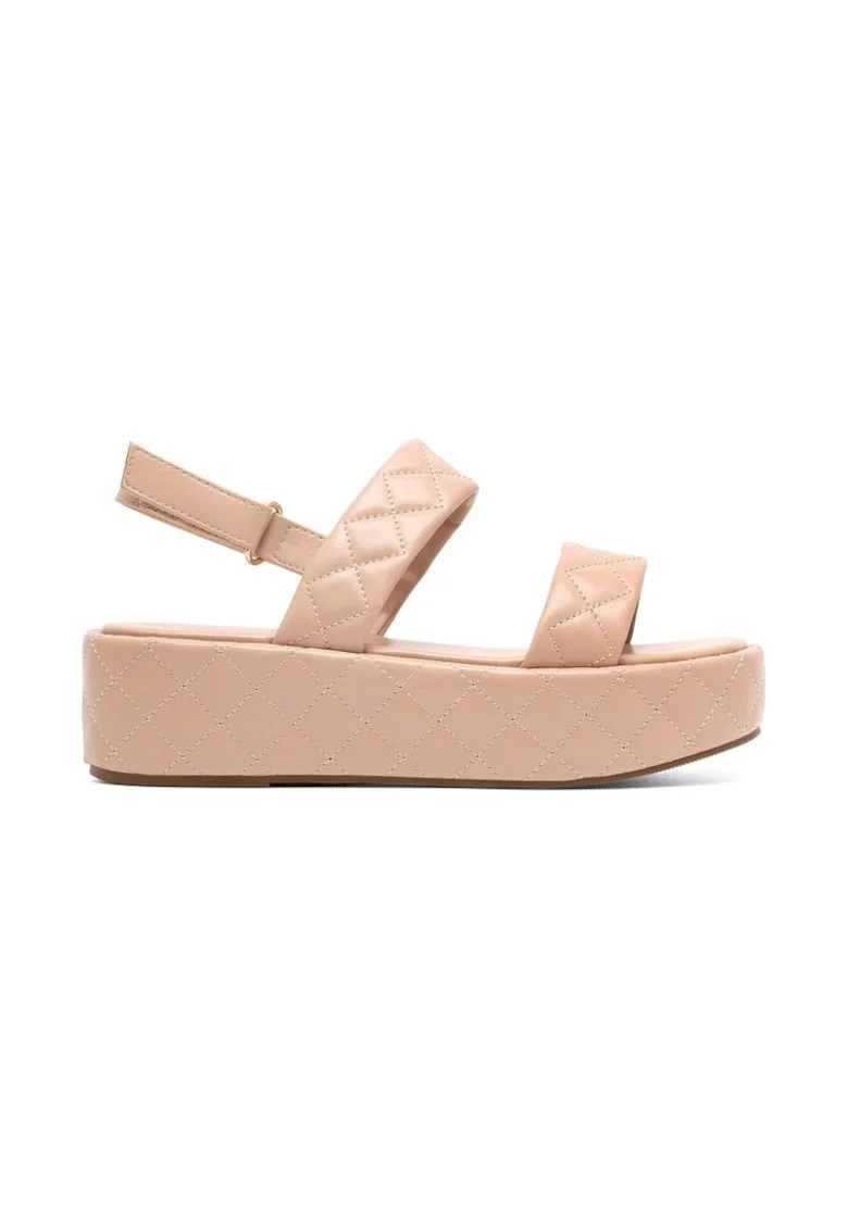 Sandale dama,  590486, Plastic, Bej, Bej