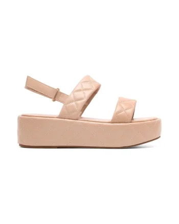 Sandale dama,  590486, Plastic, Bej, Bej