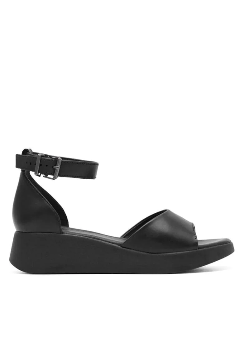 Sandale dama,  590558844431237, Piele naturala, Negru