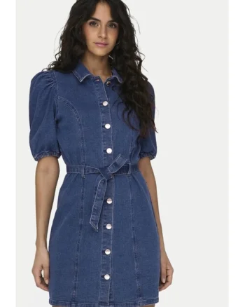 Rochie,  2611, Bumbac, Albastru